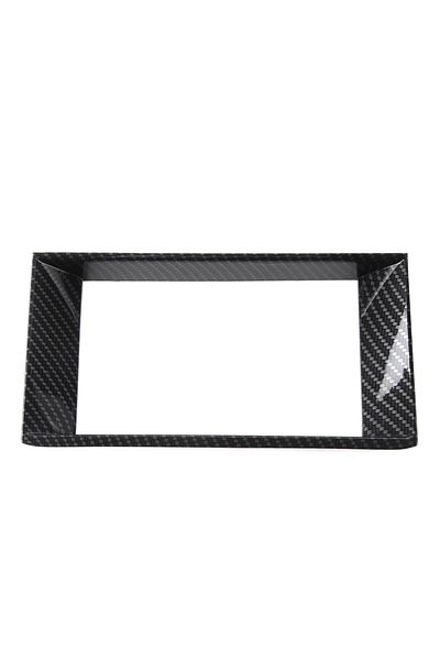 Choice Carbon Fiber Grain SHINEKA ABS Car Central Control GPS Navigation Panel Decoration Cover For Ford Mu