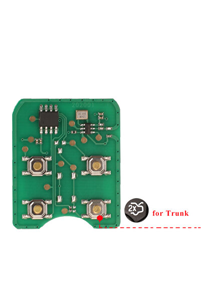 Choice16 315Mhz 4BTN Trunk 1 PCB jingyuqin 433/315MHz ID63 CWTWB1U793 Remote ...