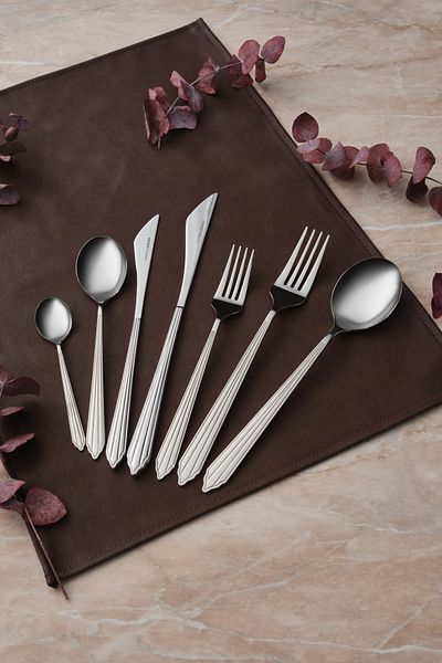 Karaca Rebellion 84 Piece Cutlery Set for 12 People