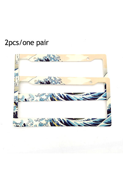 Choice9 1 1 Pair(2pcs) JDM Racing Style USA Standard ABS Car License Plate Fr...