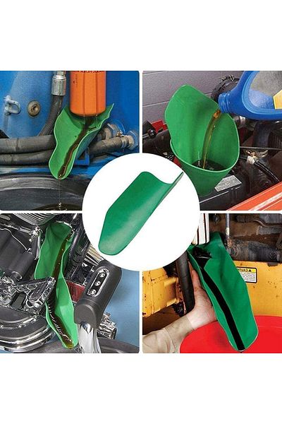 Choice Flexible Drainage Oil Guide Tool Oil Guide Plate Oil Guide Tool Arbitrary Shape Folding Funnel to...