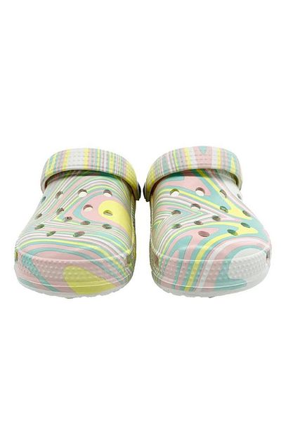 SAPS Backstrap Closure Clogs - Multicolor