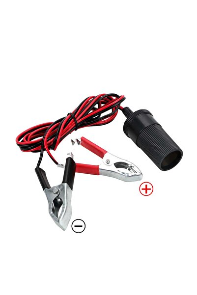 Choice ملحقات سيارات سوداء، 12 فولت 15 أمبير، قابس بطاريات أنثى، مشبك طرف بطا...