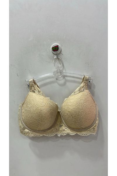 Orkide Women's Plus Size Underwire Lace Detailed Skin Bra – 8150