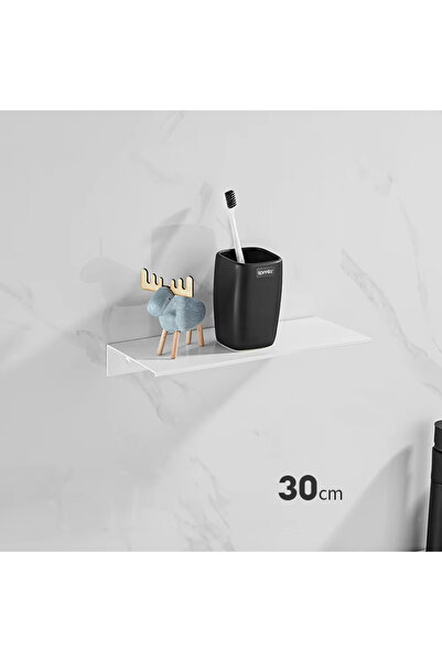 Choice White 30cm 30/40/50CM Bathroom Shelf Aluminum Floating Shelves for Wal...