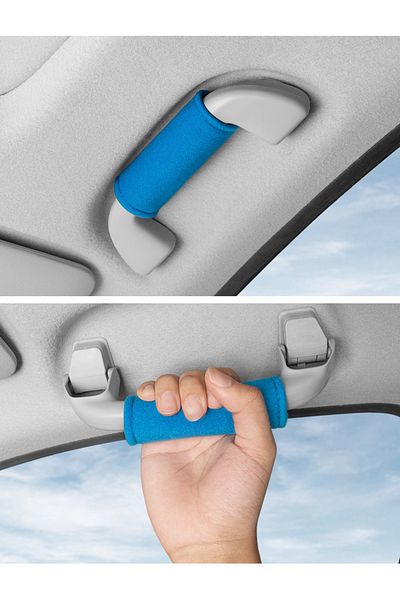 Choice blue Car roof handle protective cover, suitable for all seasons, wear-resistant, dirt resistant, swe