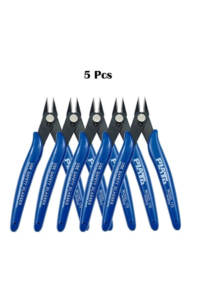 Choice1 5pc 170 Wire Cutter DIY Trimmer Diagonal Side Cutting Cable Nippers R...