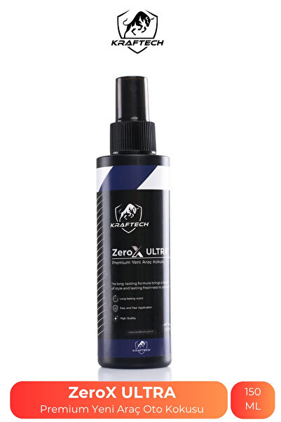 kraftech ZeroX ULTRA - Premium Yeni Araç Oto Araba Kokusu - 150 ML