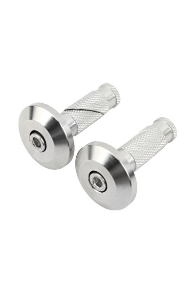 Choice مقبض مقود دراجة نارية فضي M10 غطاء نهاية ملحقات مانعة للانسداد لـ KTM ...