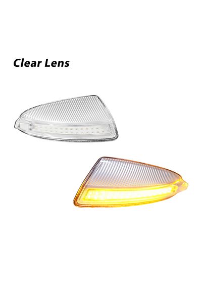 Choice Clear Lens LED Dynamic Turn Signal Light Side Mirror Indicator Blinker For Mercedes Benz C Class W20