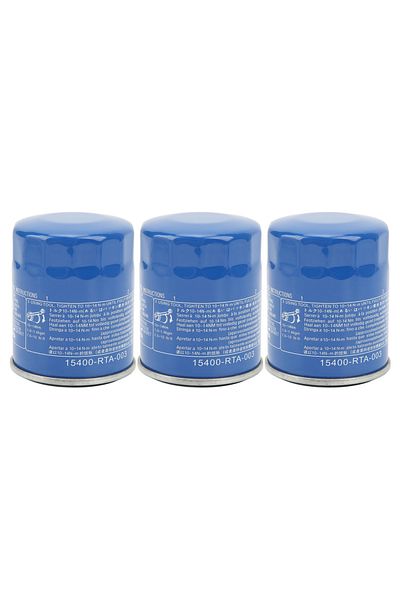 Choice 3pcs Oil Filters Metal Stable High Efficiency Engine Oil Filter 15400 RTA 003 Replacement for Hon...