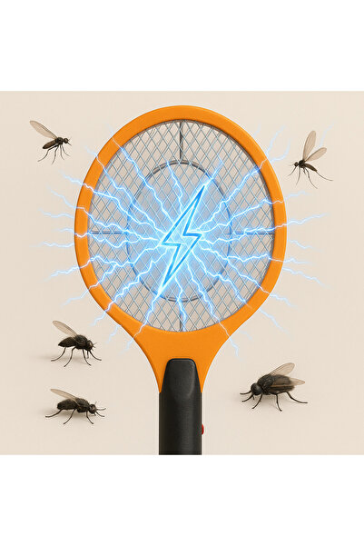 Coverzone Şarjlı Sinek Öldürücü SC-18 - Bas-Çek Düğmeli, Taşınabilir, 50x20 c...