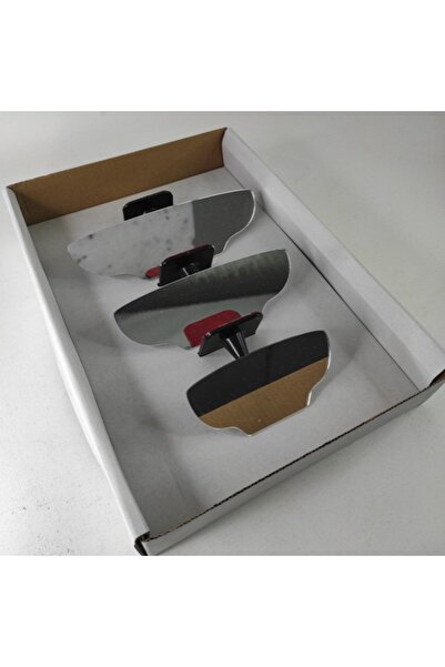 Cartex Araba İç Dikiz Aynası Seti Yapışkanlı - 3'lü set (tüm araçlara uygundur 16x5 -13x5-10x5 cm )