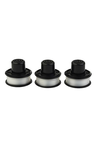 Vibra Tite 3Pcs Trimmer Heads For Black & Decker A6226 GL250 GL310 GL360 Bump Feed Spool Grass Weeds Trimmer...