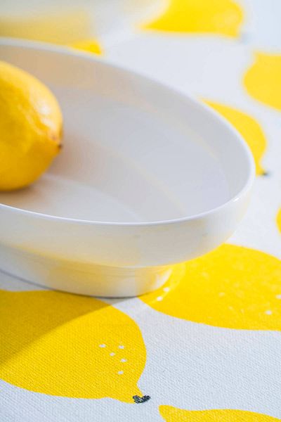 ACAR Aria Oval Porcelain Plate - 20 cm