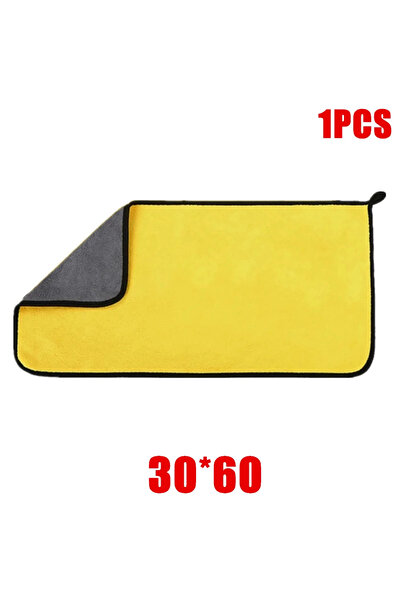 choice2 منشفة تنظيف من الألياف الدقيقة سميكة وناعمة 30 × 60، قطعة واحدة، 1/2/...