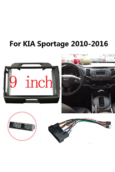 Choice1 frame-cord 9 inch Car Radio Fascia for KIA SPORTAGE 2010-2015 Stereo ...