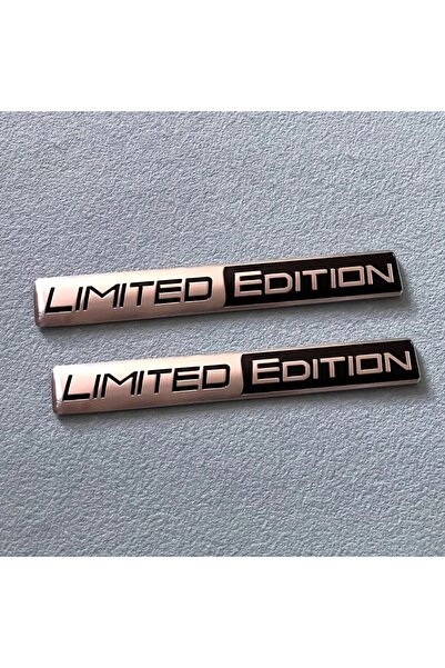 choice2 Silver 2PCS Limited Edition Emblem 3D Metal Badges Decal Sticker Auto...