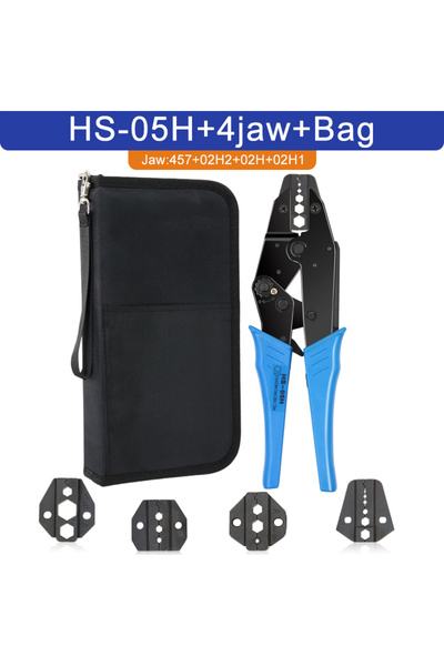 Choice5 HS-05H 4 jaw kit Coaxial Cable SMA/BNC RG58, 59, 62, 174,8, 11, 188, ...