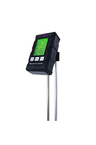 Choice15 6in1 Digital style Upgraded 6 in 1 Digital Soil Tester Multifunctional PH Moisture Fertility Tempera