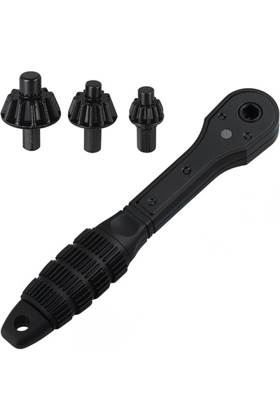 Choice 2-in-1 Ratchet Drill Chuck Key Wrench 4-Piece Iron Drill Wrench Set Universal Double Head Chuck K...