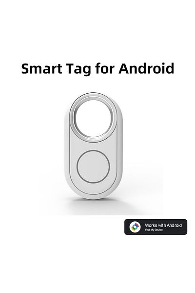 Choice1 Other white Smart tag works with Google Find My Device Air Tags Tracker keys pets wallets gift for h