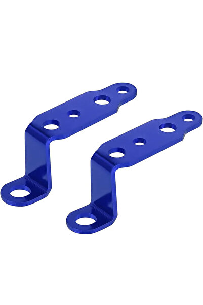 Choice5 قطعتان - أزرق، 1-3 قطع، حامل مصباح أمامي LED للدراجة النارية، مرآة ال...