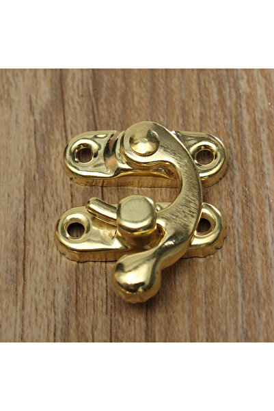 Choice Gold KAK 12pcs 34x28mm Antique Bronze Iron Padlk Hasp Hook Lk For Mini...