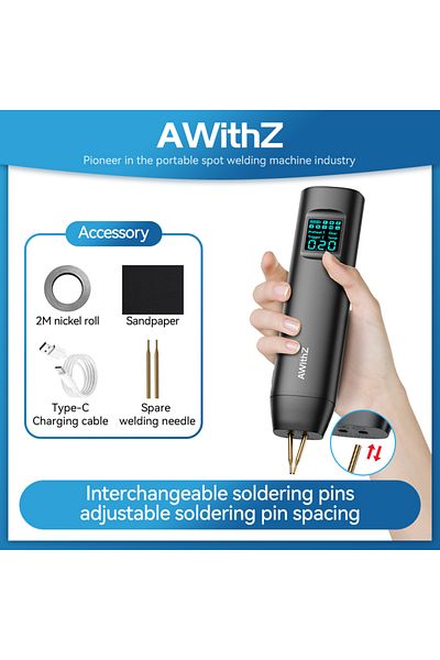 Choice Awithz-HD2-Upgraded Awithz HD2 Portable Battery Spot Welder DIY Mini Welding Machine 18650 Battery P