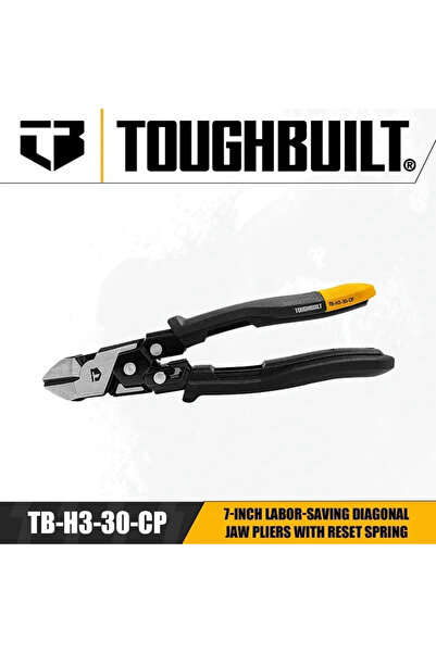 Choice كماشة فكية قطرية موفرة للعمالة TB-H3-30-CP TOUGHBUILT مقاس 7 بوصات مزو...