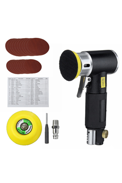 Choice SET B WENXING Orbit Air Sander Mini Pneumatic 1"/2"/3" Grinding Machine set for Car Polishing High S
