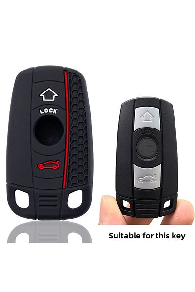 Choice Black Red Line New Car Remote Key Case Cover Fob For BMW E90 E60 E70 E87 3 5 6 Series M3 M5 X1 X5 X6