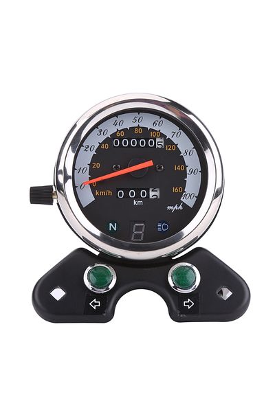 Choice A Motorcycle Speedometer Speedometer Meter Universal Motorcycle Dual Odometer Speedometer Meter G.