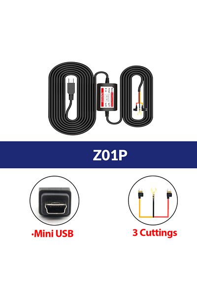Choice Z01P-MINI USB Cars Accessories Car Dash Cam Wire 3.5m DVR Hardwire Cable Kit Video Recorder 5V Mini