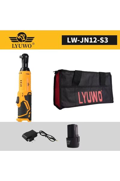 choice2 LW-JN12-Y-S3 LYUWO طقم مفاتيح ربط كهربائية قابلة لإعادة الشحن 12 فولت...