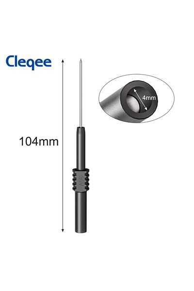 Choice دبابيس اختبار خلفية Cleqee P5009، 10 قطع من مجسات الاختبار المرنة القابلة للانحناء لثقب الأسلاك في السيارات...