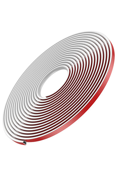 Choice1 غطاء كابلات حائطية ذاتية اللصق أبيض اللون، متوفر بأطوال 6 أمتار، 4/6/...