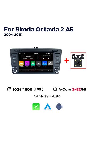 Choice MN-SKD1-H2-A MEKEDE 8inch Wireless Carplay Android Auto For Skoda Octavia 2 A5 2004-2013 Car Radio C