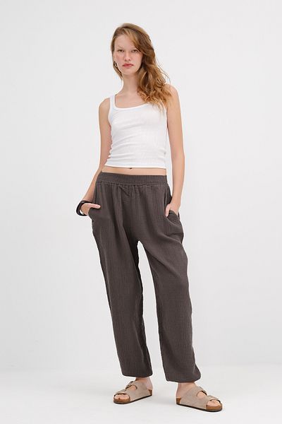 Addax Pantaloni de jogger cu talie elastică PN2437