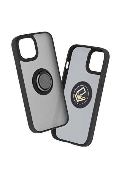 Rao Husa compatibila cu iPhone 15, Grip, Glinth, Z74, Metal, Pitch Black