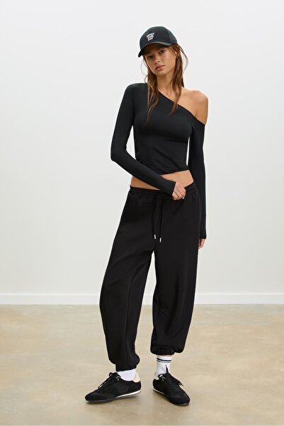 Stradivarius Yumuşak Dokulu Bol Kesim Jogger Pantolon