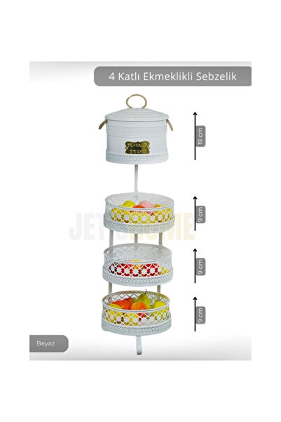 Home METAL KAPAKLI EKMEKLİKLİ SEBZELİK