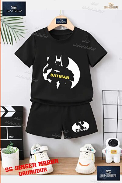 SS SİNSER Tricou cu gât rotund cu imprimeu special „BATMAN SHADOW PRINT” pent...
