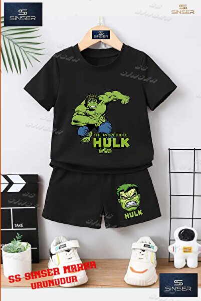 SS SİNSER Tricou cu gât rotund cu imprimeu personalizat „HULK GIANT LEFT FOOT...