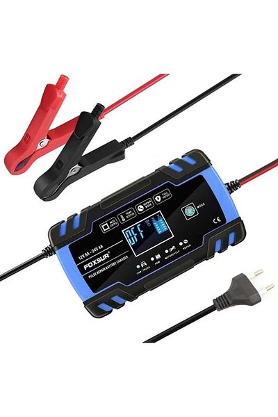 divendi-ro Digital car charger, with battery repair and charging function, 12V 8A - 24V 4A, max 130W, LCD