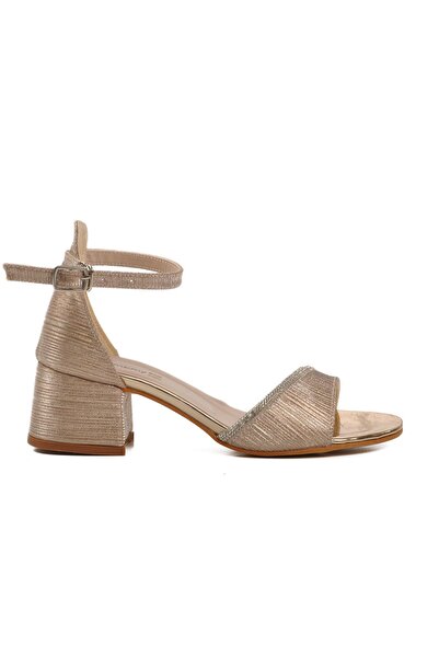 WALKWAY 6503 F Gold Children's Evening Dress Shoes