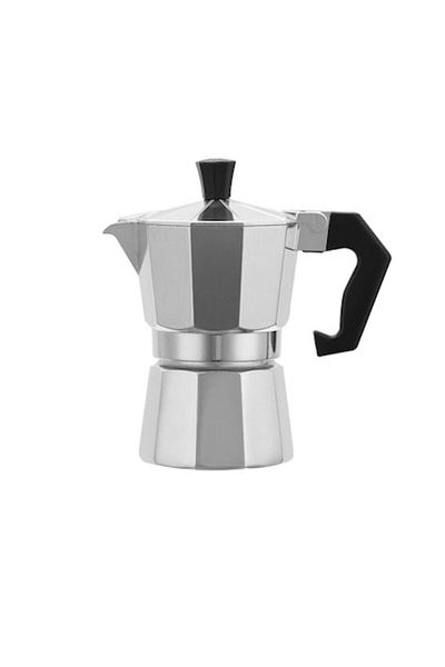 OEM Cafetieră din aluminiu, 3 căni, 150 ml, argintie