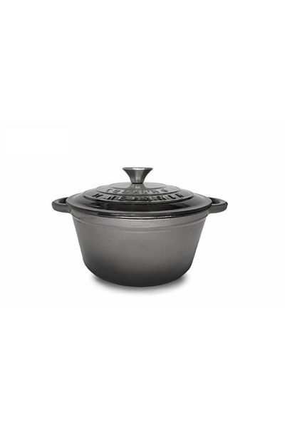 Heinner Enameled cast iron saucepan with lid, 22x9.5cm, capacity 2.9l Marble Gray / DCN58632