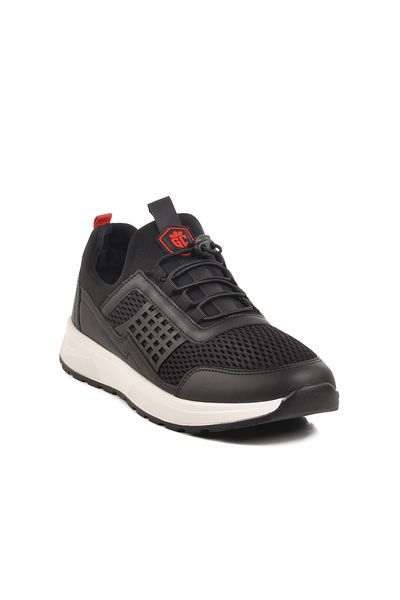 AYK'S Black-Red Mesh Men's Sports Shoes m