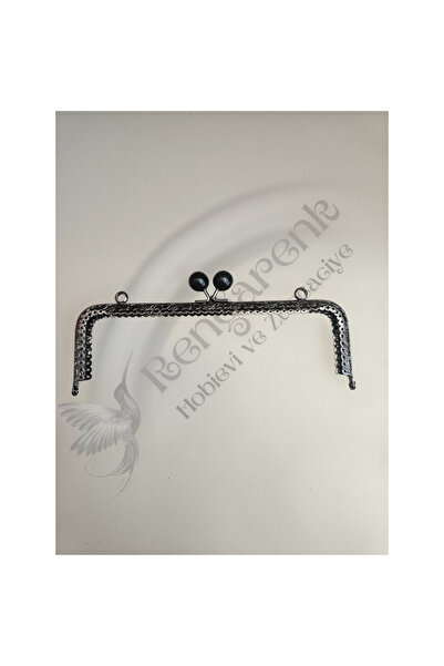 RENGARENK Bonuklu Metal Çanta Bursu 20cm